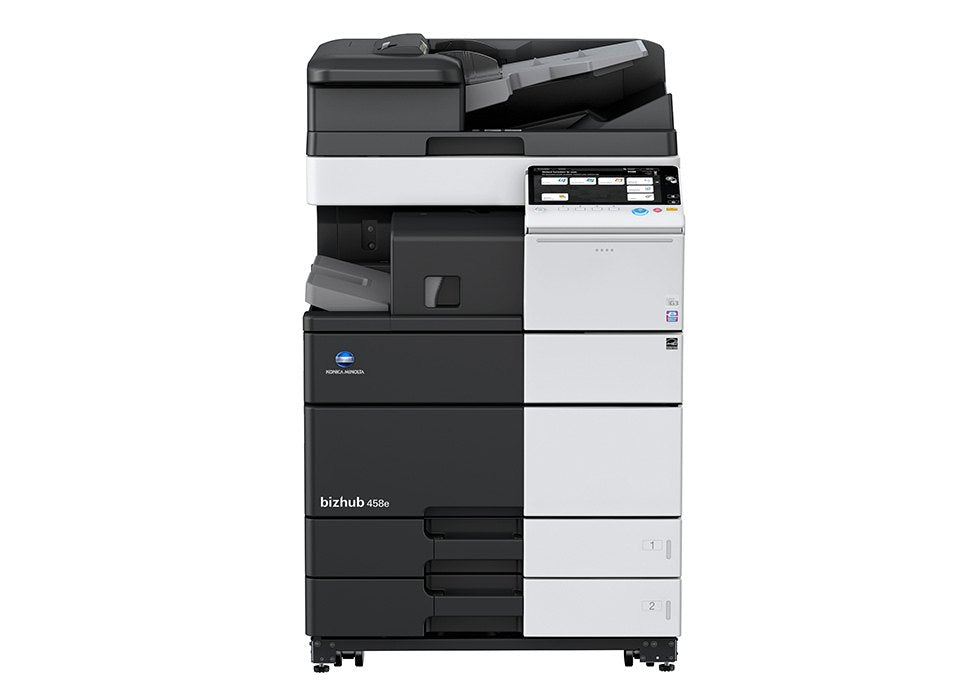 Konica Minolta bizhub 458e – A3 Monochrome Multifunction Printer | Print, Copy & Scan